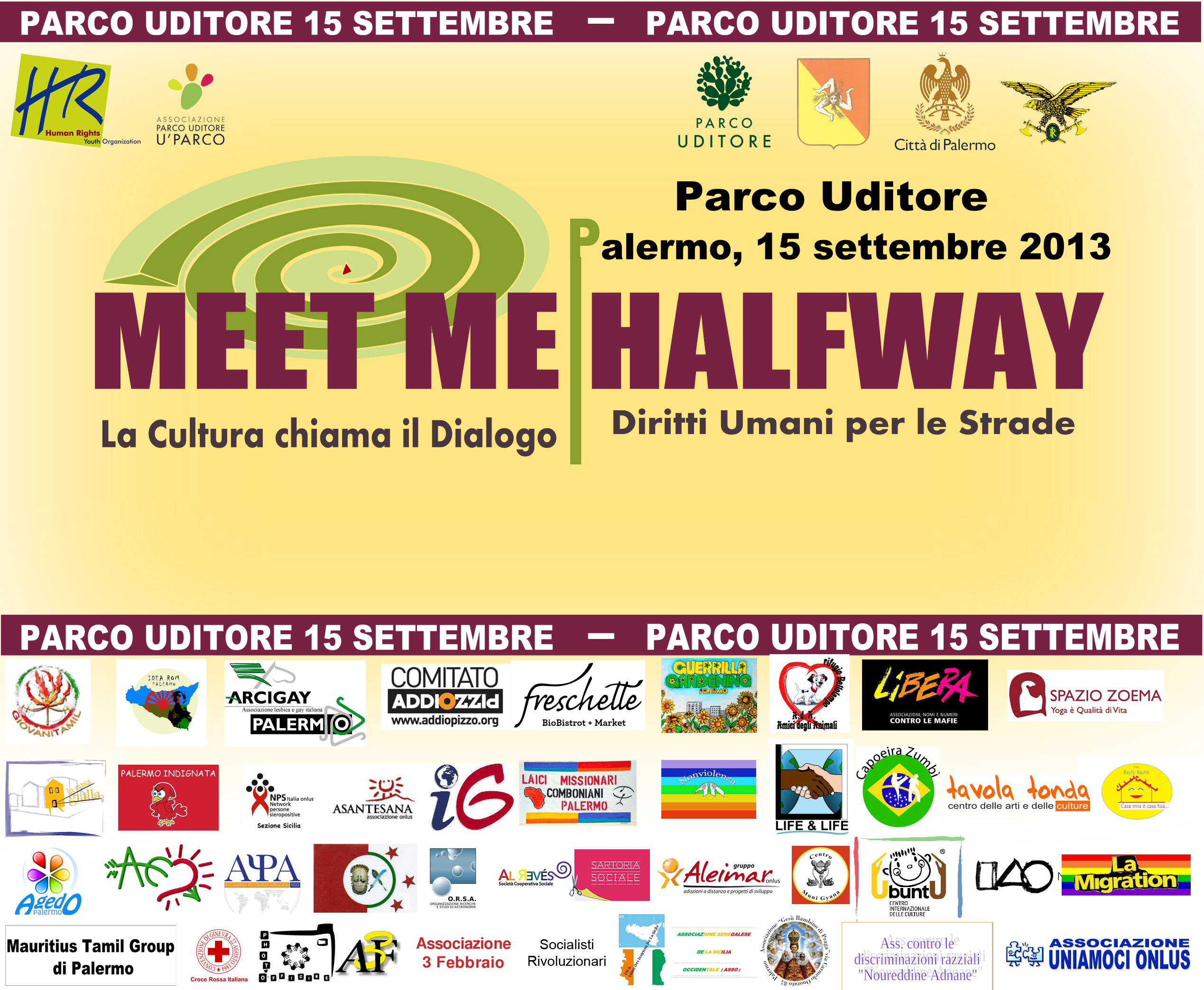 MEET ME HALFWAY – Domenica 15 settembre dalle 9.00 alle 19.30
